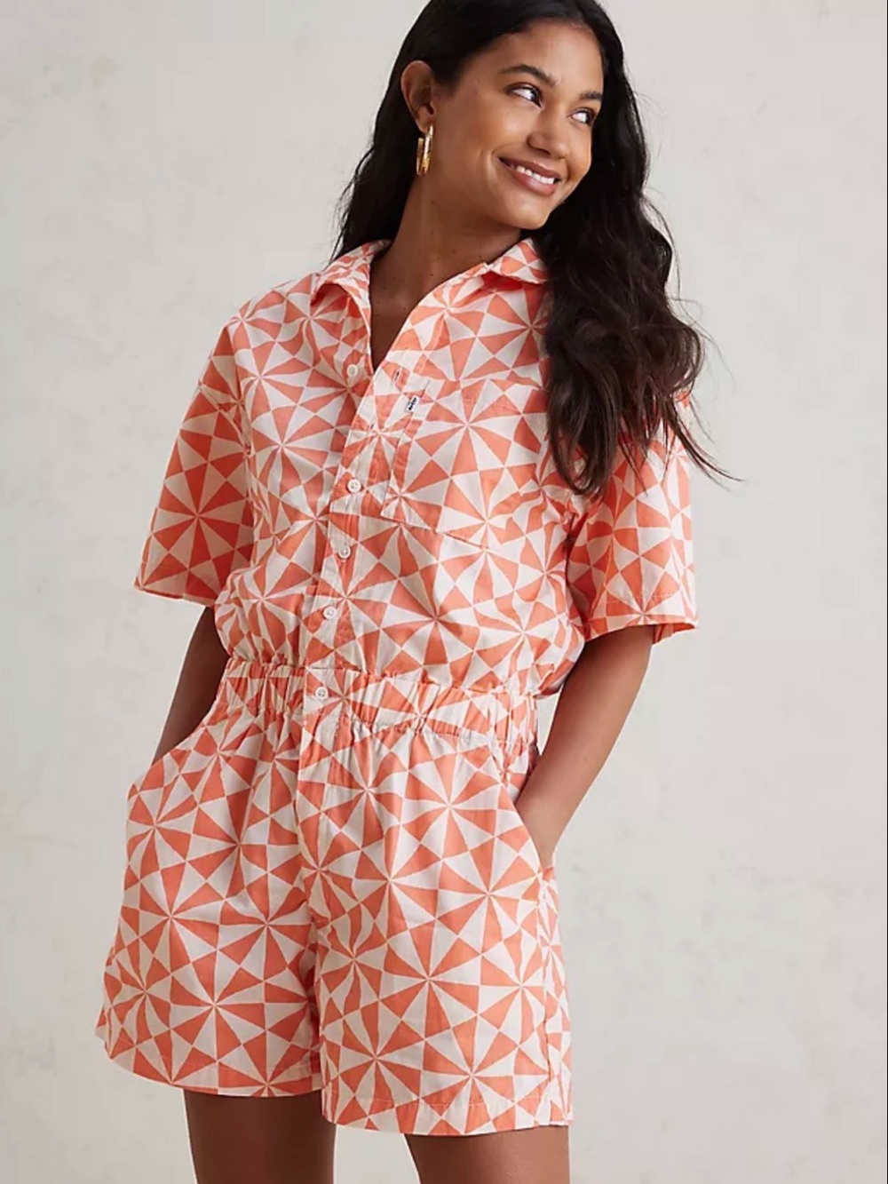 Levi's Printed Scrunchie Playsuit